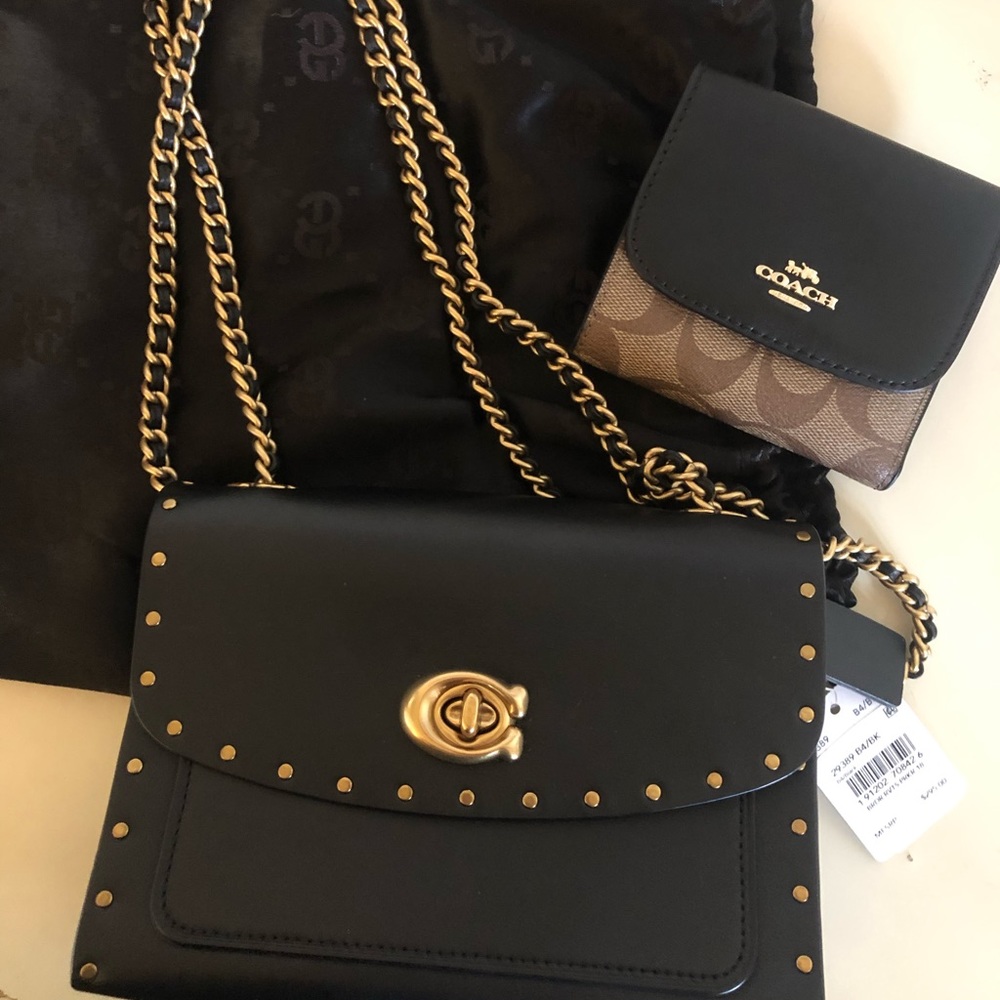 New Coach Parker Shoulder Bag and Wallet